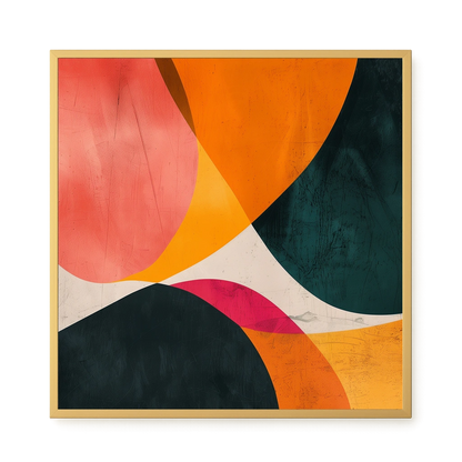 Color Abstract Canvas Wall Art