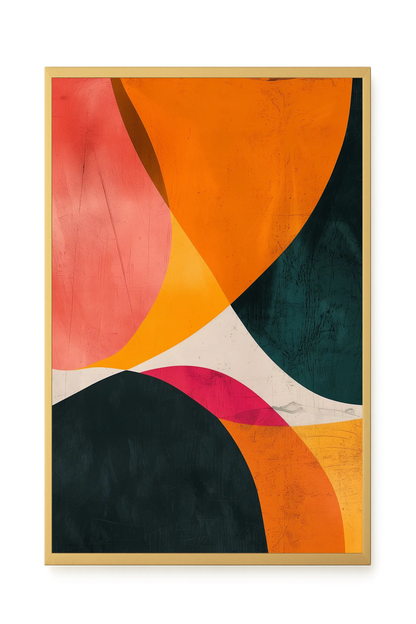 Color Abstract Canvas Wall Art