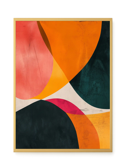 Color Abstract Canvas Wall Art