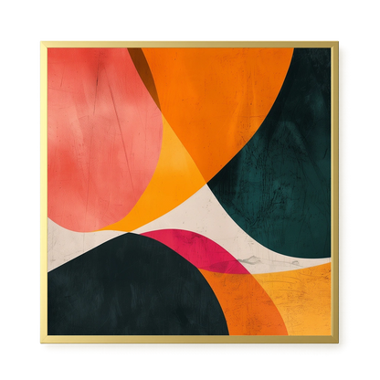 Color Abstract Canvas Wall Art