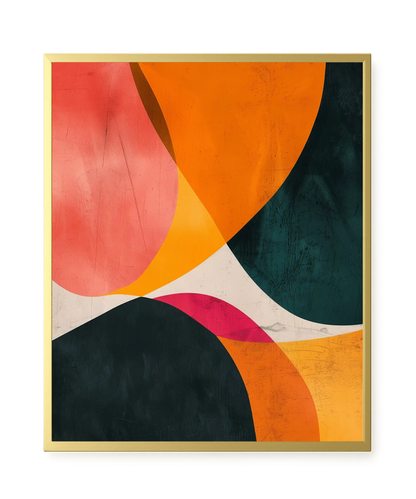 Color Abstract Canvas Wall Art