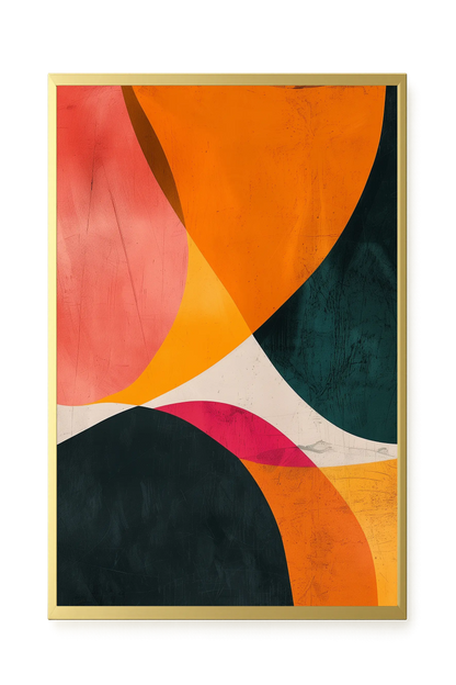 Color Abstract Canvas Wall Art