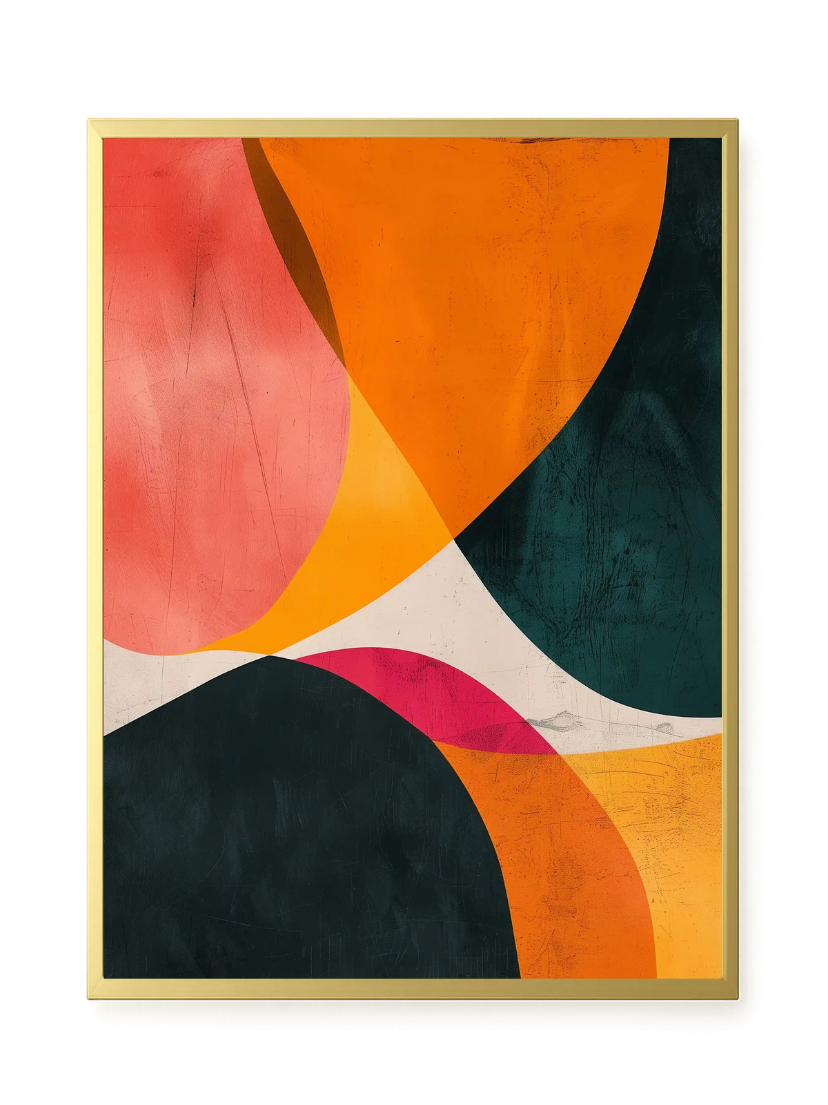 Color Abstract Canvas Wall Art