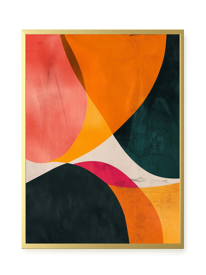 Color Abstract Canvas Wall Art