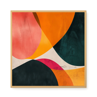 Color Abstract Canvas Wall Art
