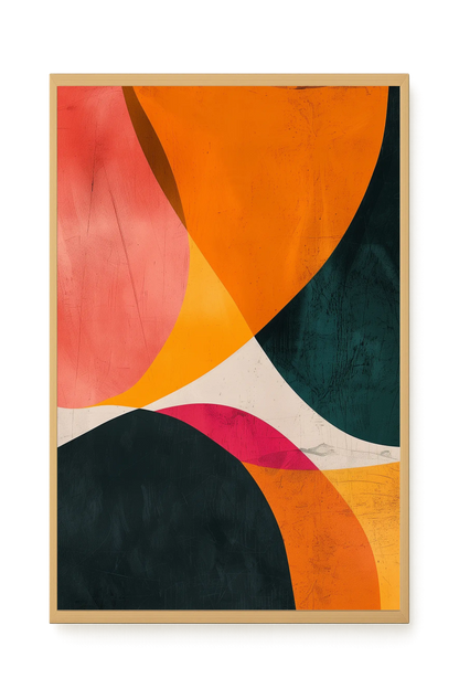 Color Abstract Canvas Wall Art
