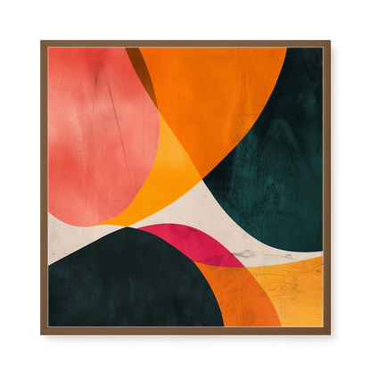 Color Abstract Canvas Wall Art