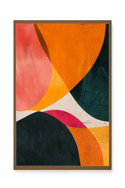 Color Abstract Canvas Wall Art