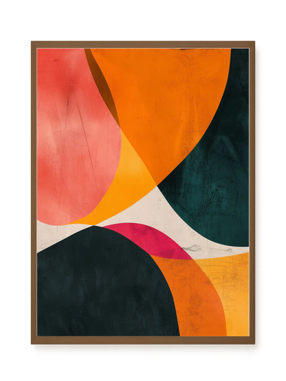 Color Abstract Canvas Wall Art