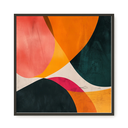 Color Abstract Canvas Wall Art