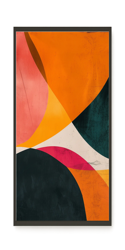 Color Abstract Canvas Wall Art