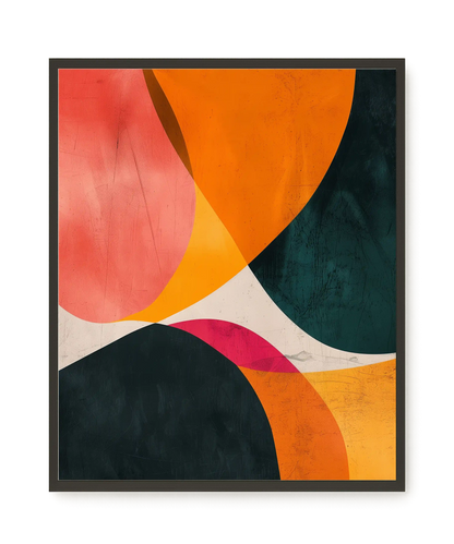 Color Abstract Canvas Wall Art