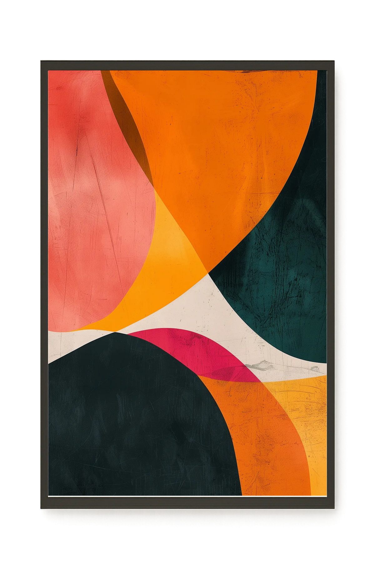 Color Abstract Canvas Wall Art