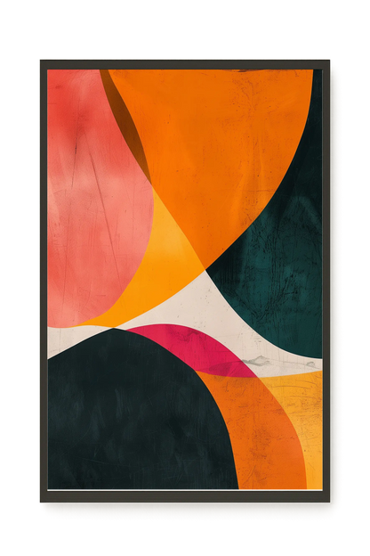 Color Abstract Canvas Wall Art