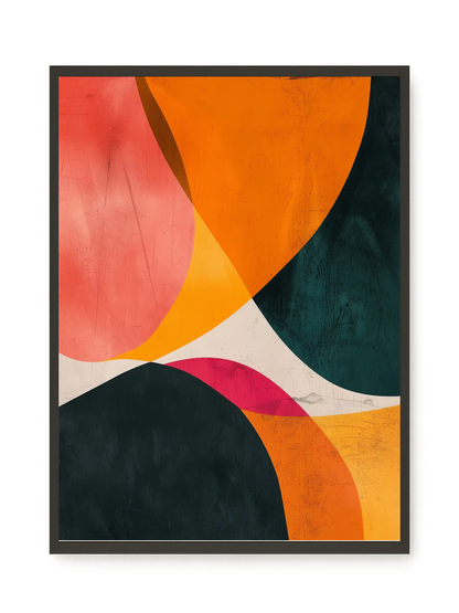 Color Abstract Canvas Wall Art