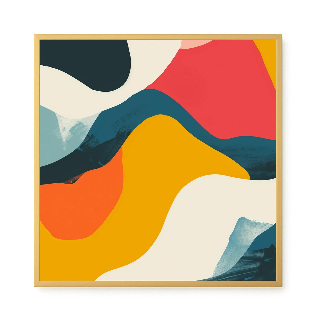 Geometric Shapes Canvas Print