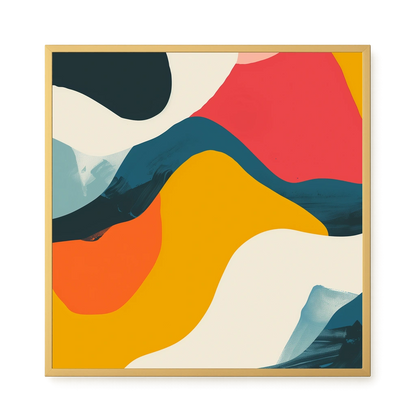 Geometric Shapes Canvas Print