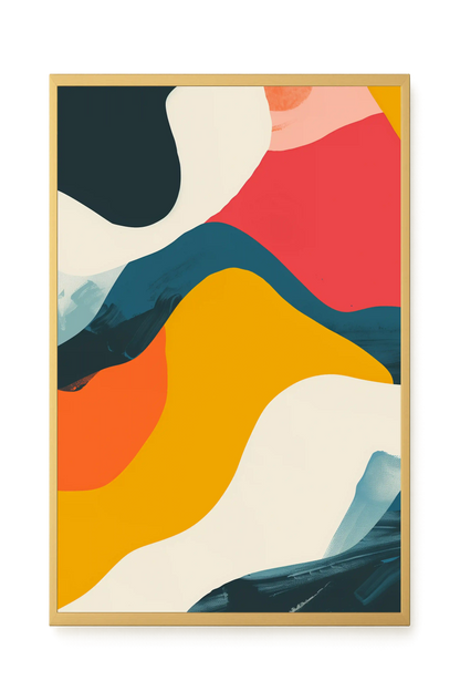 Geometric Shapes Canvas Print