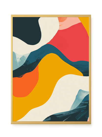Geometric Shapes Canvas Print