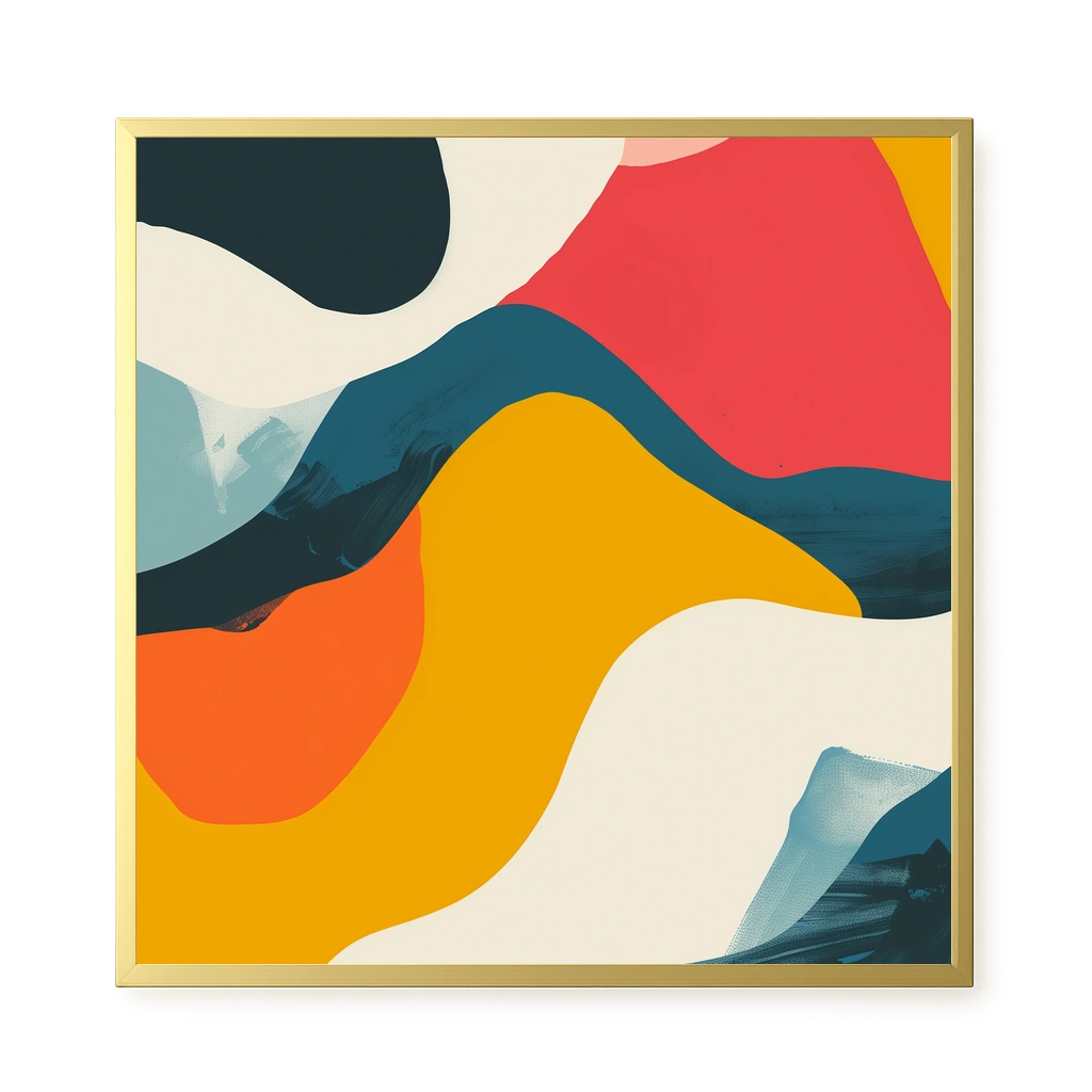 Geometric Shapes Canvas Print