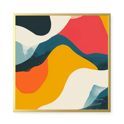 Geometric Shapes Canvas Print
