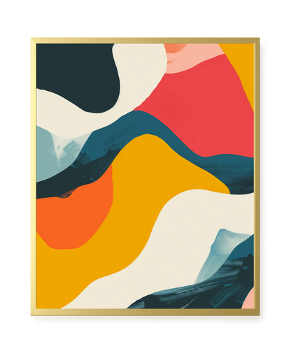 Geometric Shapes Canvas Print