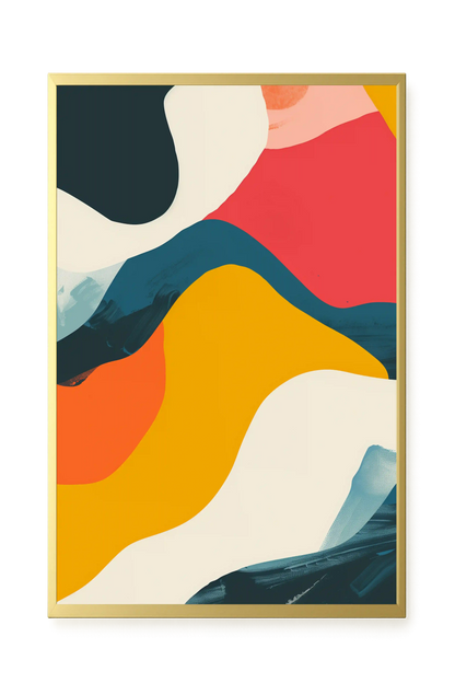 Geometric Shapes Canvas Print