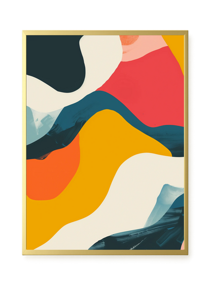 Geometric Shapes Canvas Print