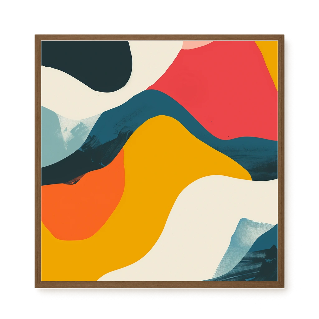 Geometric Shapes Canvas Print