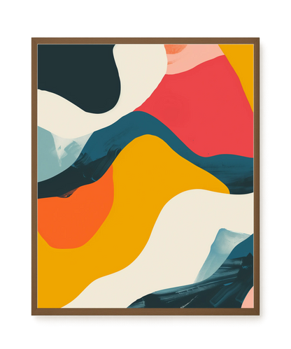 Geometric Shapes Canvas Print
