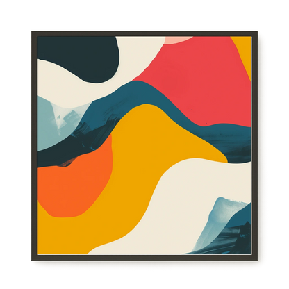 Geometric Shapes Canvas Print