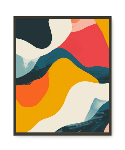 Geometric Shapes Canvas Print
