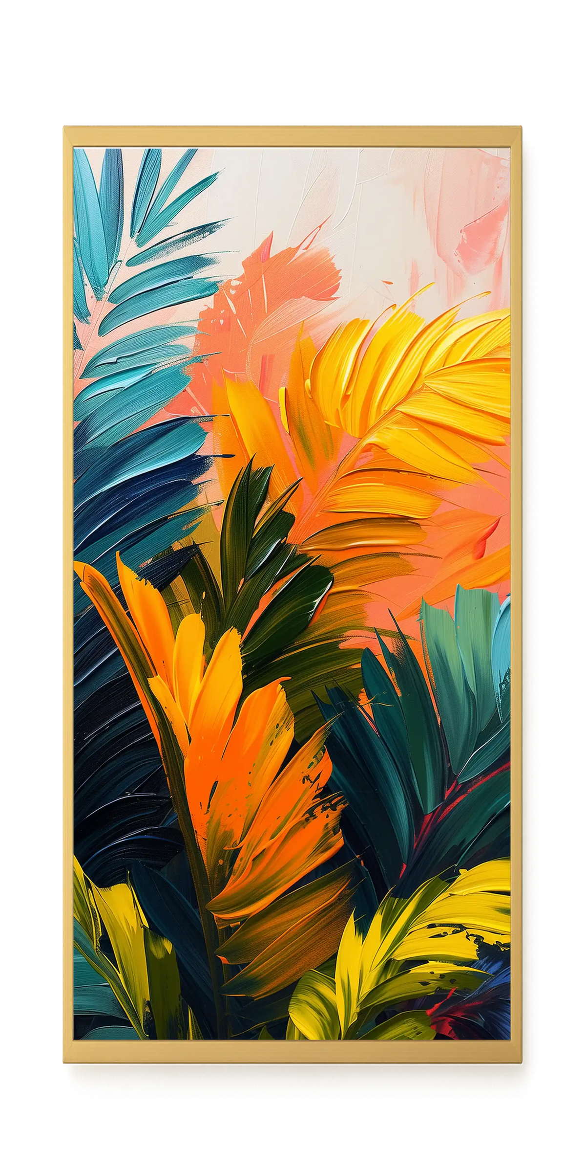 Tropical Leaves Canvas Wall Art