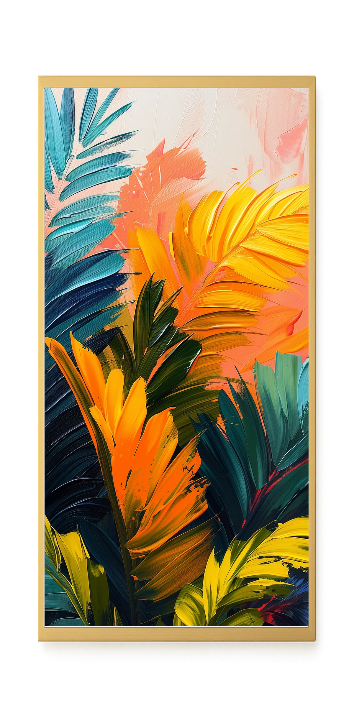 Tropical Leaves Canvas Wall Art