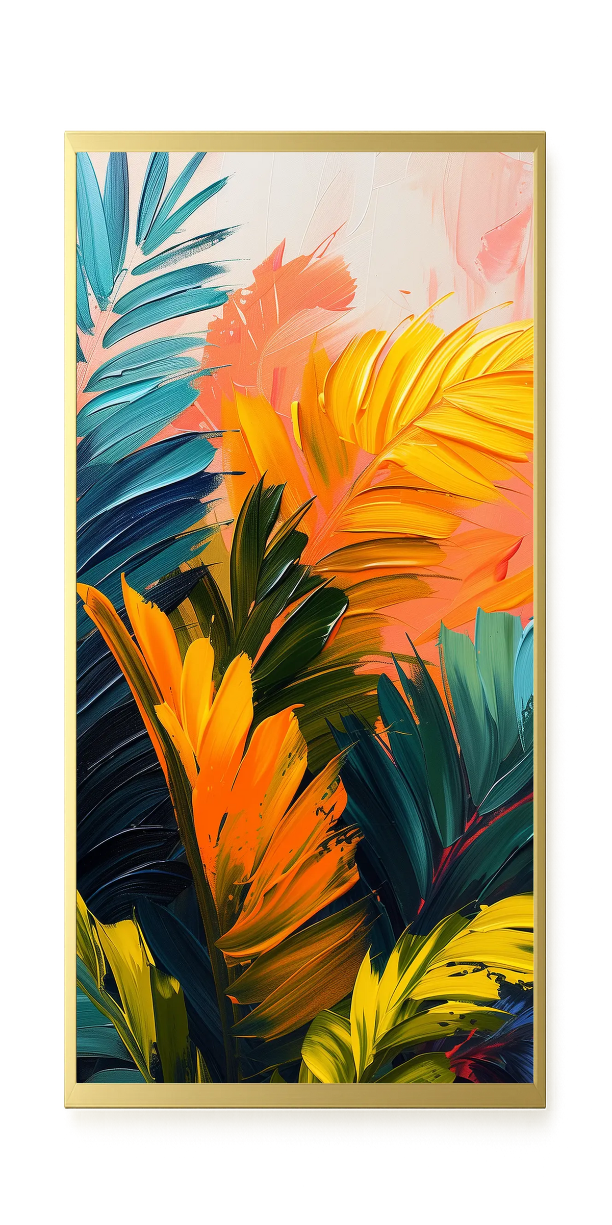 Tropical Leaves Canvas Wall Art