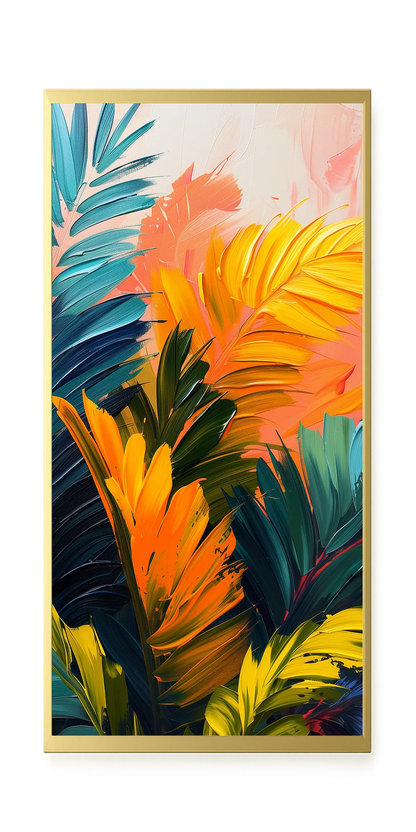 Tropical Leaves Canvas Wall Art