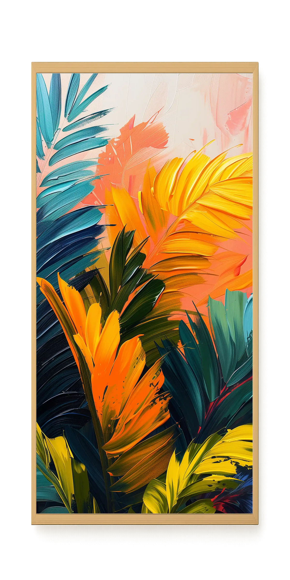 Tropical Leaves Canvas Wall Art