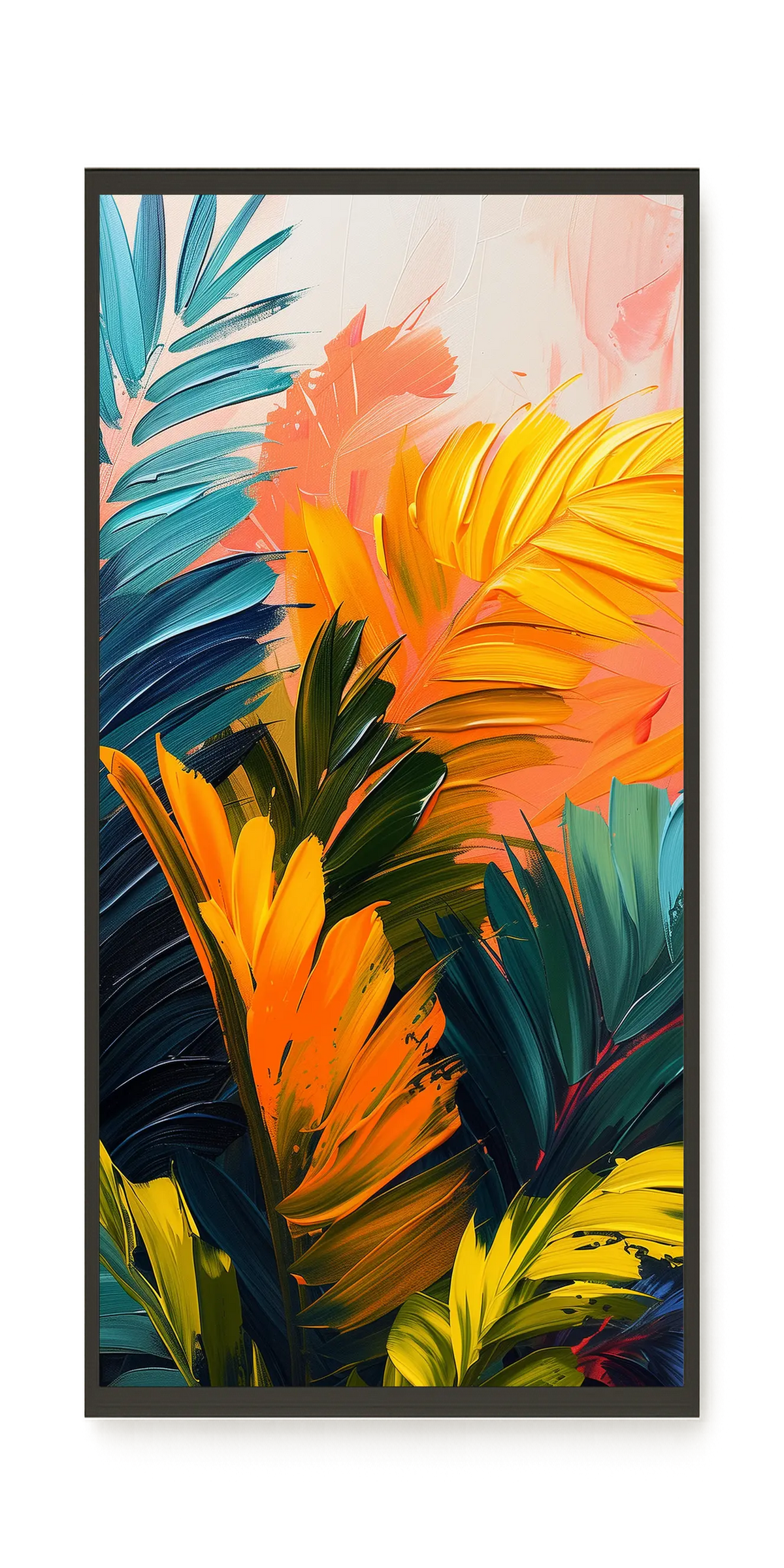 Tropical Leaves Canvas Wall Art