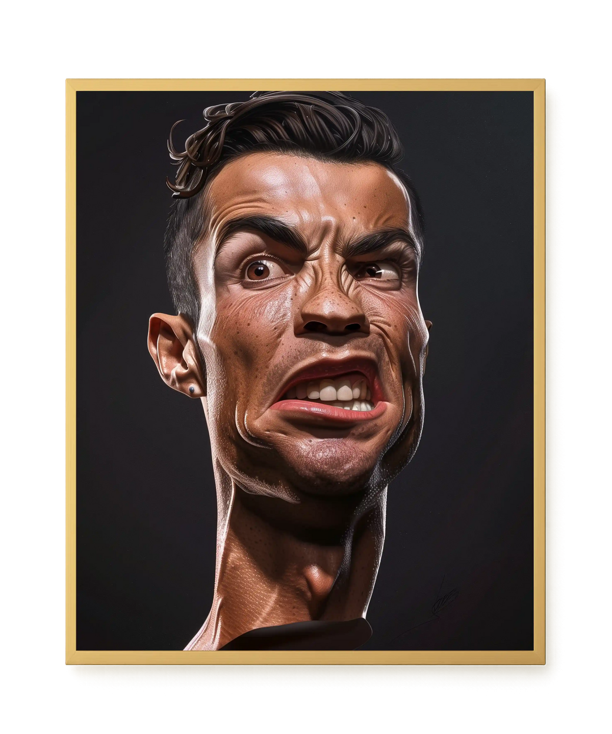 Funny Face Canvas Print