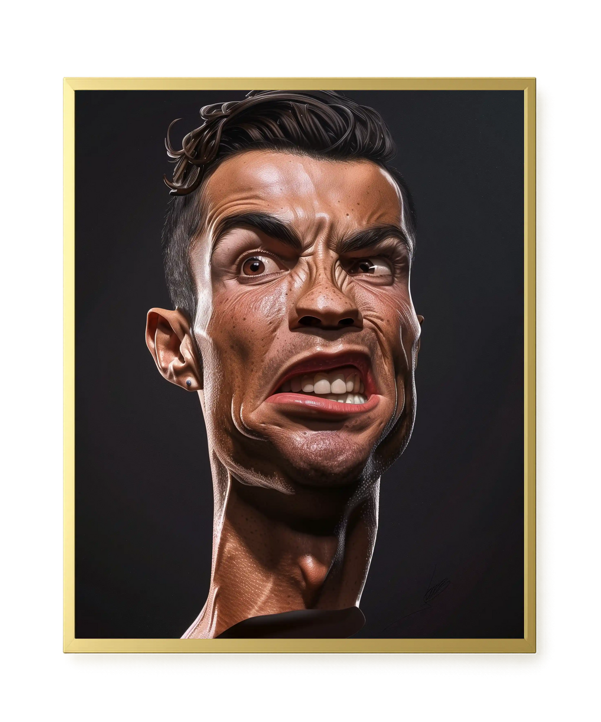 Funny Face Canvas Print