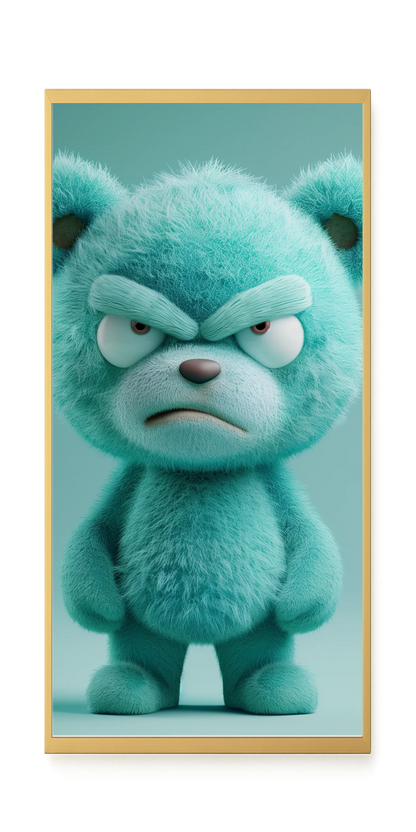 Angry Toy Canvas Wall Art