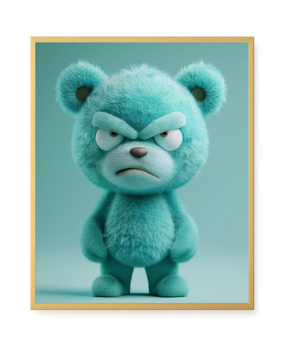 Angry Toy Canvas Wall Art