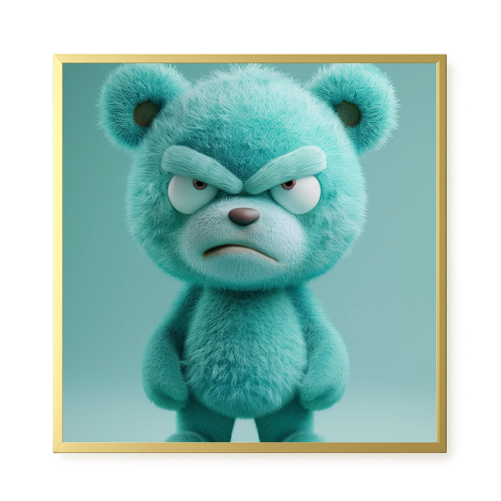 Angry Toy Canvas Wall Art