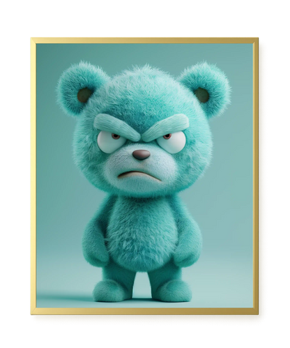 Angry Toy Canvas Wall Art