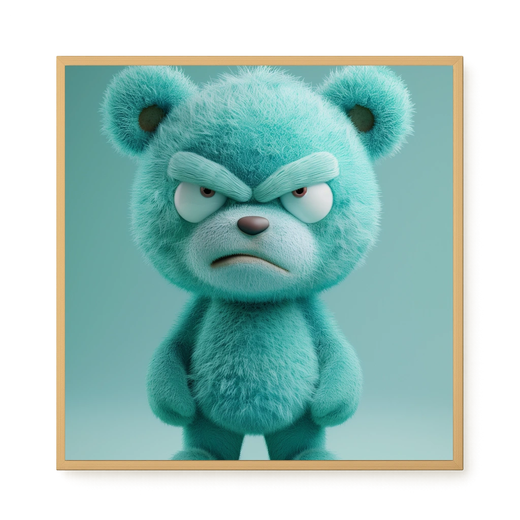 Angry Toy Canvas Wall Art