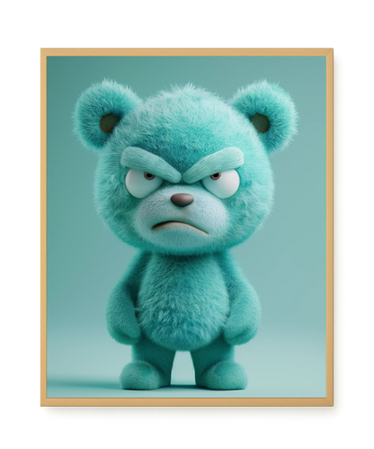 Angry Toy Canvas Wall Art