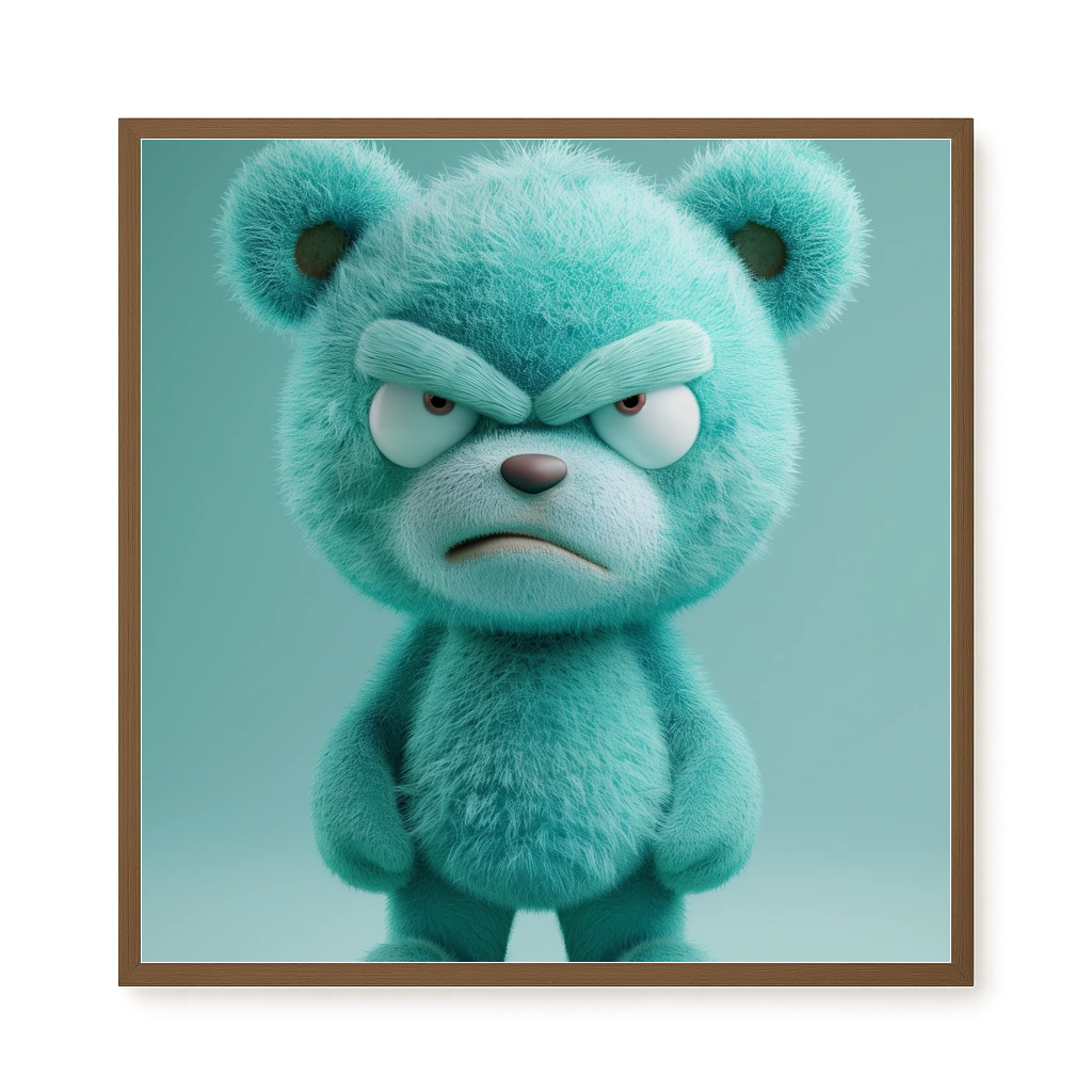 Angry Toy Canvas Wall Art