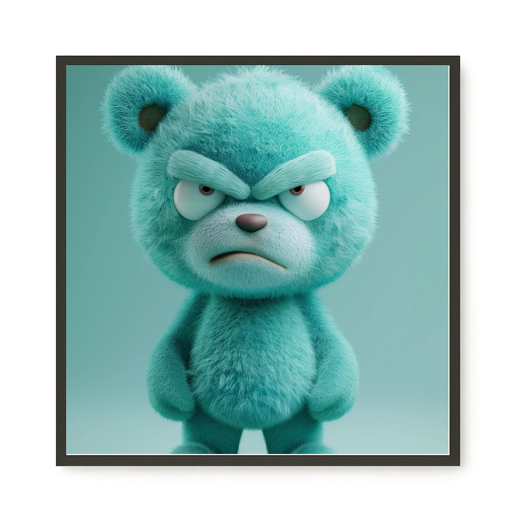 Angry Toy Canvas Wall Art