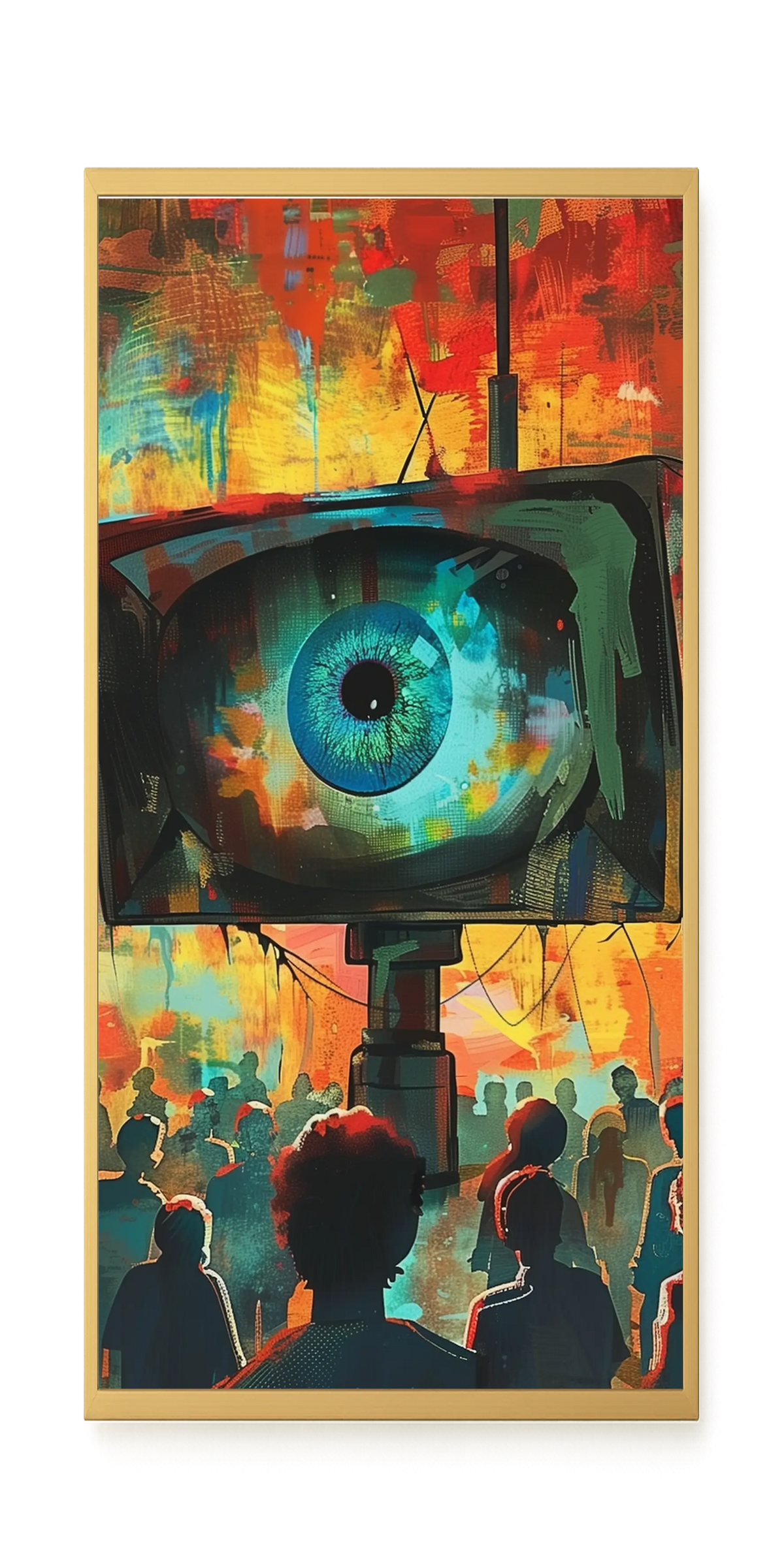 Surveillance Eye Canvas Wall Art