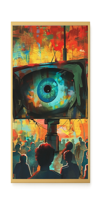 Surveillance Eye Canvas Wall Art